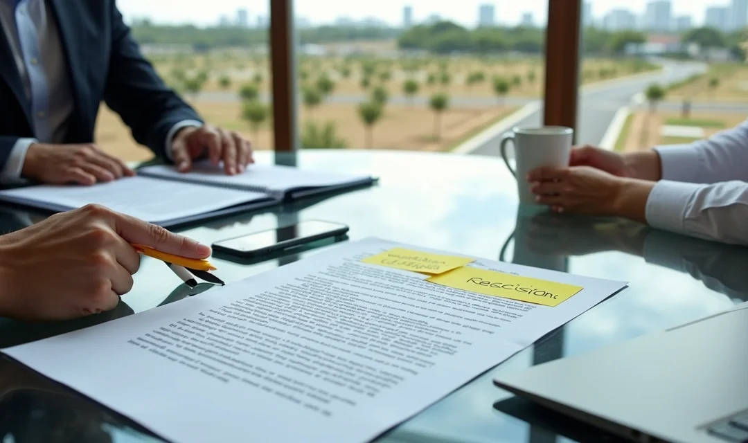 Como Funciona a Rescisão de Contrato de Terreno em 2026
